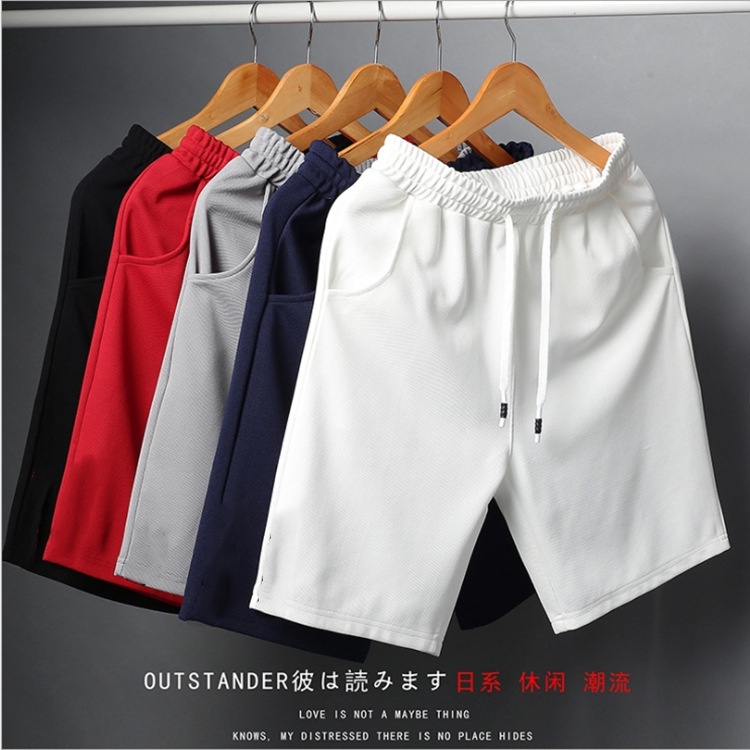 Large size casual pants, five-point pants, home pants, summer beach pants, men’s casual running sports shorts, men’s five-point straight pants